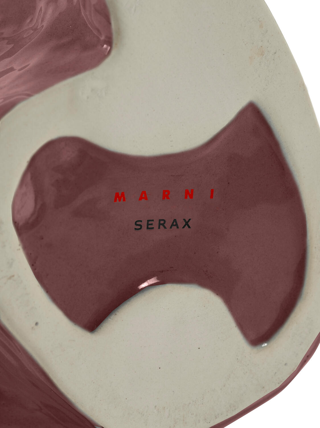 x Marni ugle vase, S - Aubergine after midnight